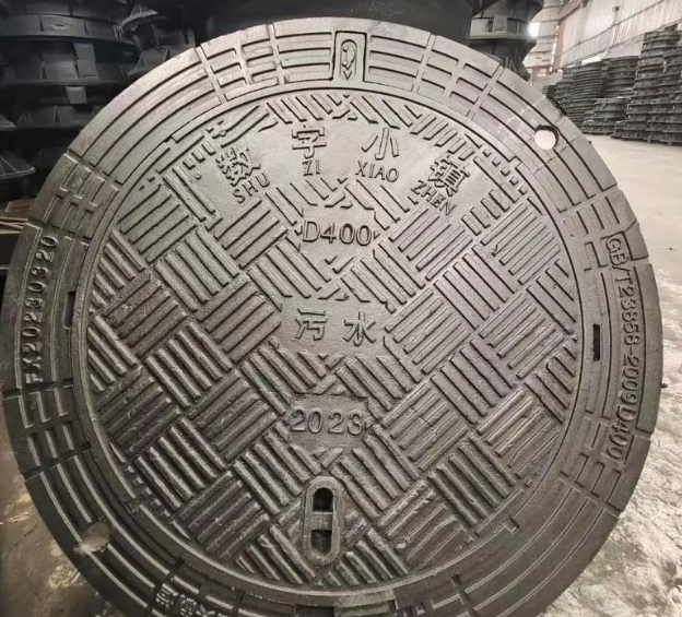 谯城球墨铸铁防沉降井盖展示